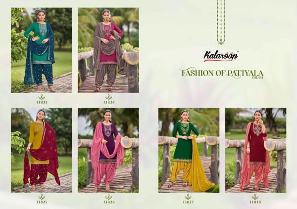 Kalaroop Fashion Of Patiyala Vol 34 Ready Made patiyala suit Collection